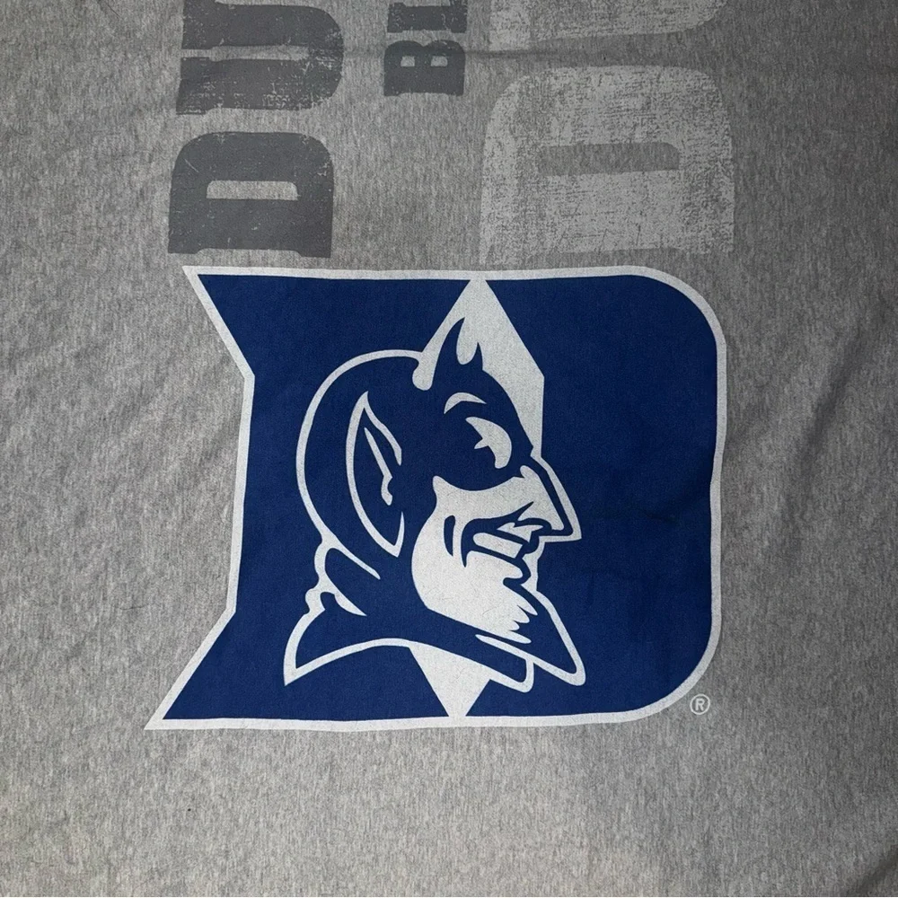 Duke Blue Devils Throw Blanket 57” x 45” NCAA Fleece Graphic Throw Grey And Blue